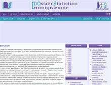 Tablet Screenshot of dossierimmigrazione.it